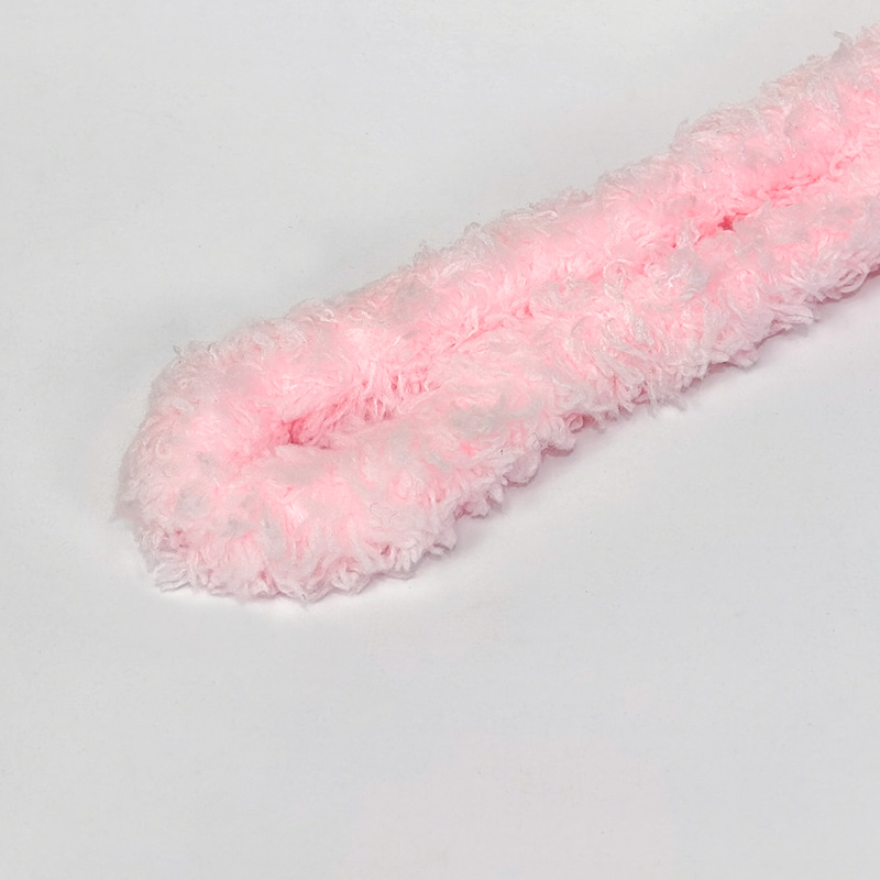 Picture of 15mm Coral Fleece Twist Stick Puppy Material Pack Accessories Encrypted Thickened Wool Strip Handmade DIY Plush Doll