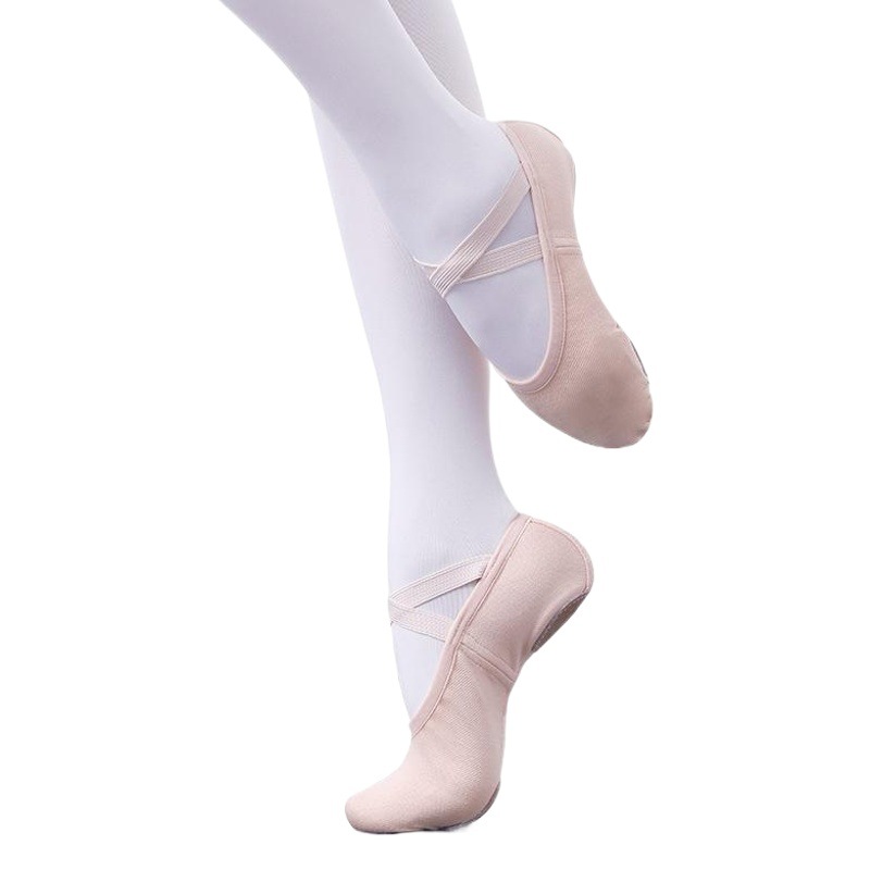 Four-sided elastic cloth dance shoes children's practice soft bottom cat claw shoes women's adult yoga shoes ballet shoes body shoes
