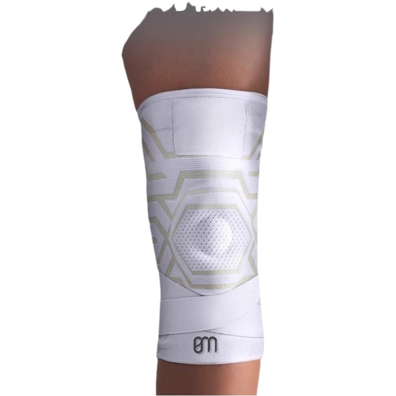 Sports Knee Pads, Breathable and Pressurized Leg Protectors, Football and Basketball Protective Silicone Spring Support Knee Pads, Meniscus Knee Pads