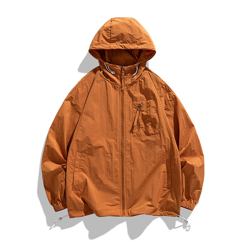 Skin Clothing 2023 New Couple Summer Sunscreen Clothing Breathable Anti-ultraviolet Outdoor Leisure Travel Hooded Fashion