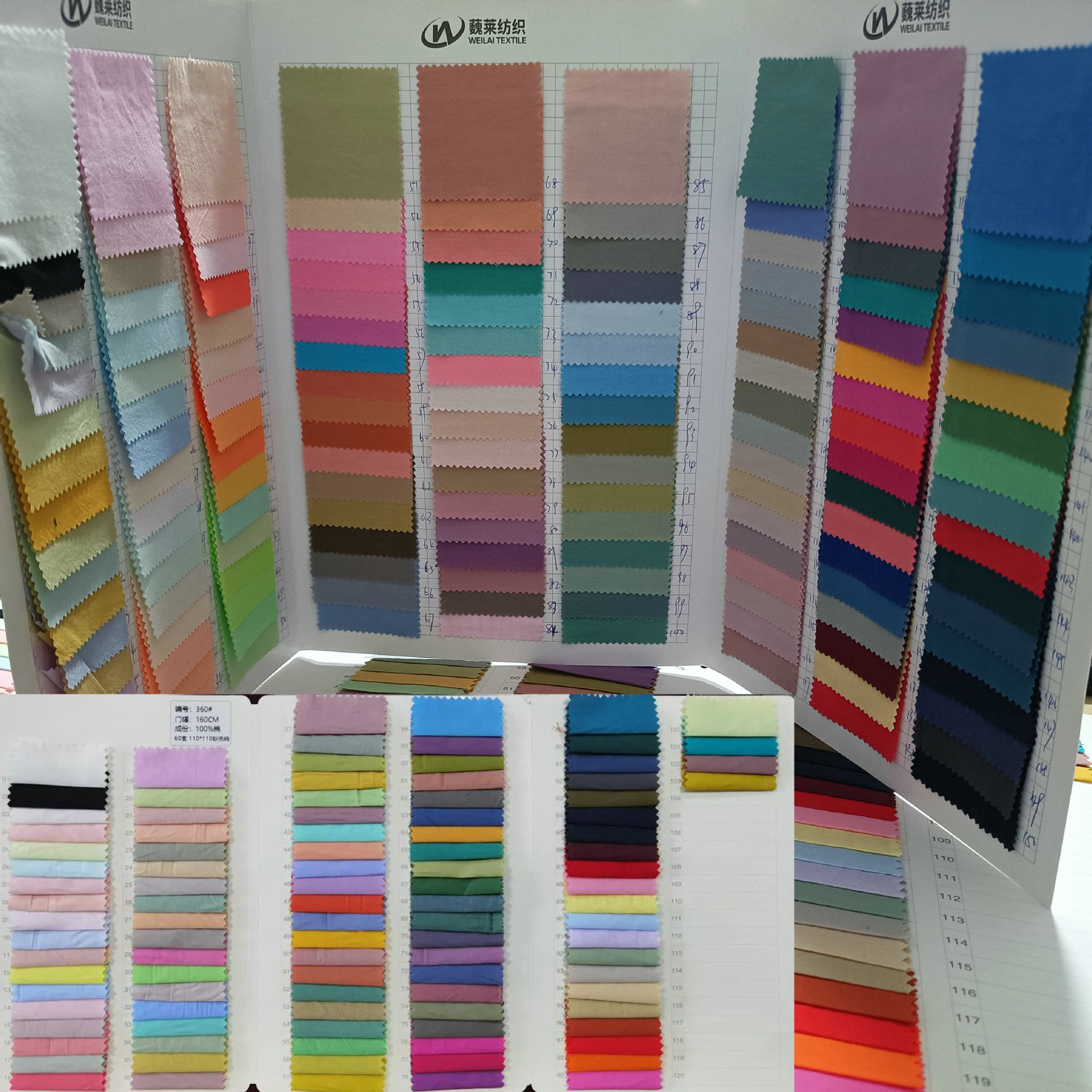 Picture of Cotton sand wash poplin shirt fabric wash cotton poplin shirt fabric 60*60/110*110