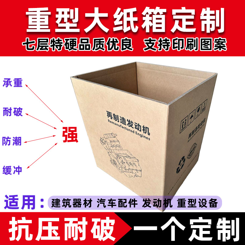 Packaging Heavy-Duty Cartons, Custom-Made Super-Resistant Cartons, Engine Packaging Boxes, Export Large Cartons, Custom-Made