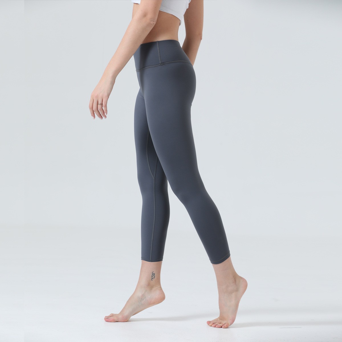 Picture of Double-sided Scrub Naked Sense No T-line Fitness Sports Pants Running Tight Pants High Waist Hip Yoga Pants for Women