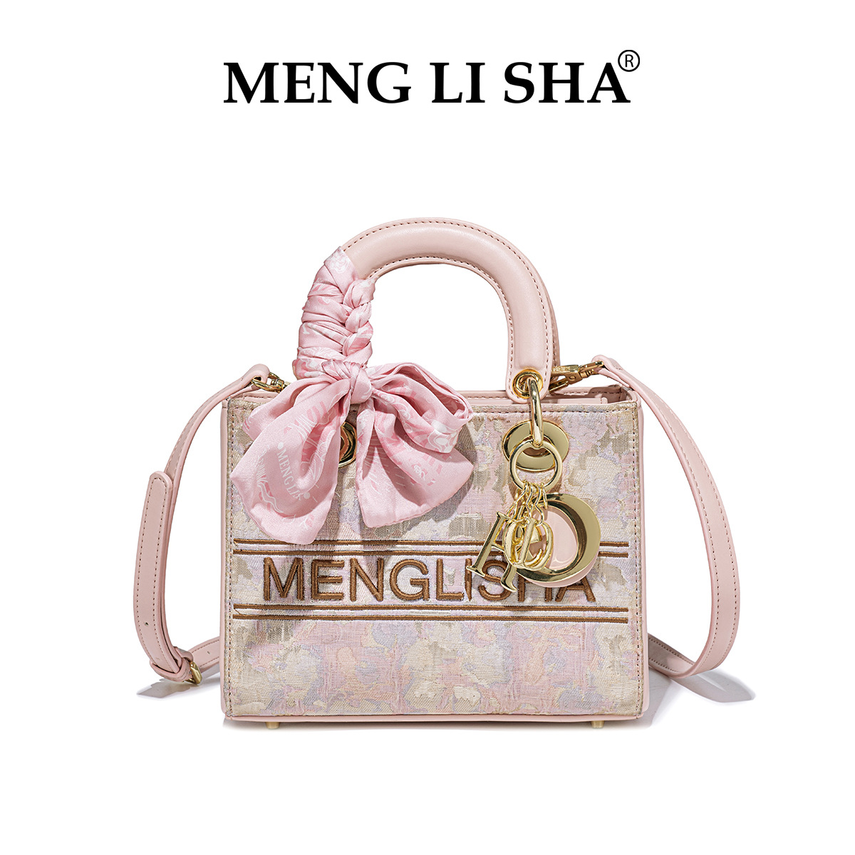 Mengl isha/Menglisa genuine goods Women's Bag New Chinese Style National Style Handbag Fashion All-match Crossbody Bag