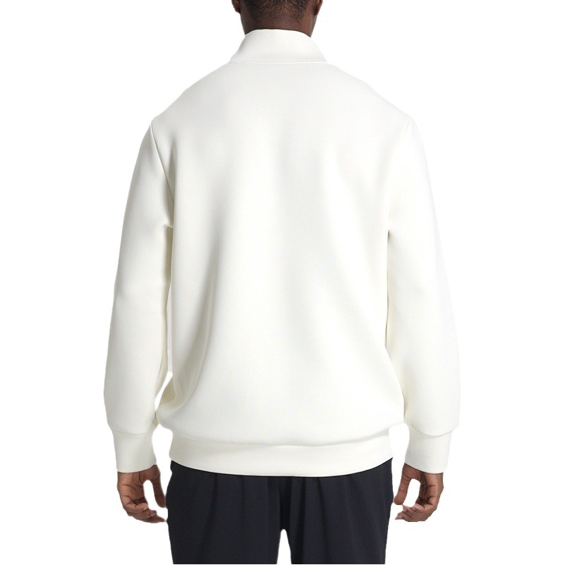 Winter half zipper basketball training clothes men's tops fitness running sports jacket men's quick-drying clothes long sleeve