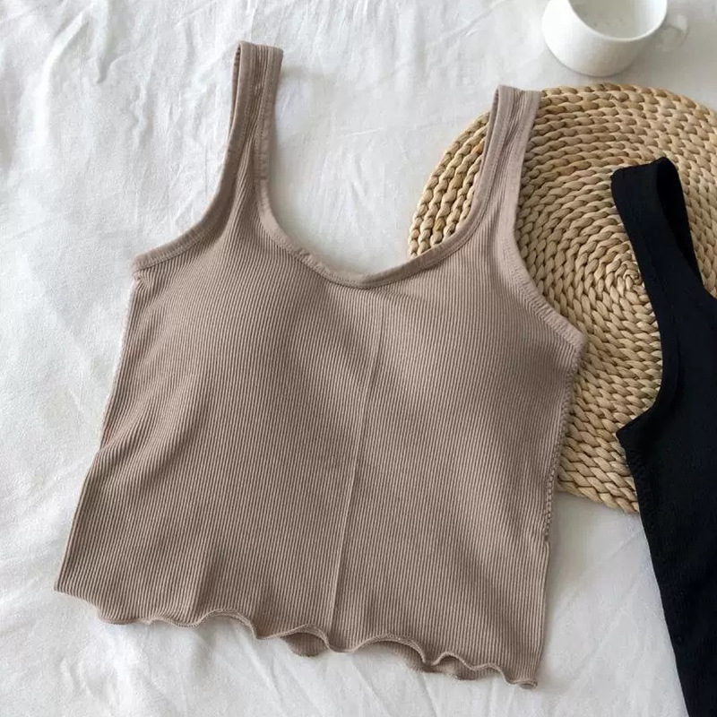 Picture of Internet Celebrity Blast/Seamless Fixed Cup Chest Pad Wrapped Chest Women Sexy Sports Running Long Bra Vest Underwear