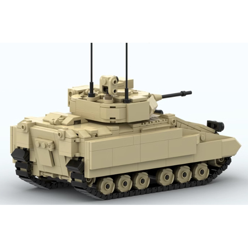 Picture of Compatible with Lego MOC-154626 Bradley M2 armored chariot model assembling building blocks toy suit boy