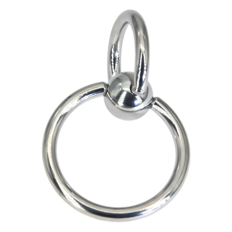 3x 24mm piercing jewelry female ring collar double ring pure titanium steel male piercing large inner diameter piercing jewelry
