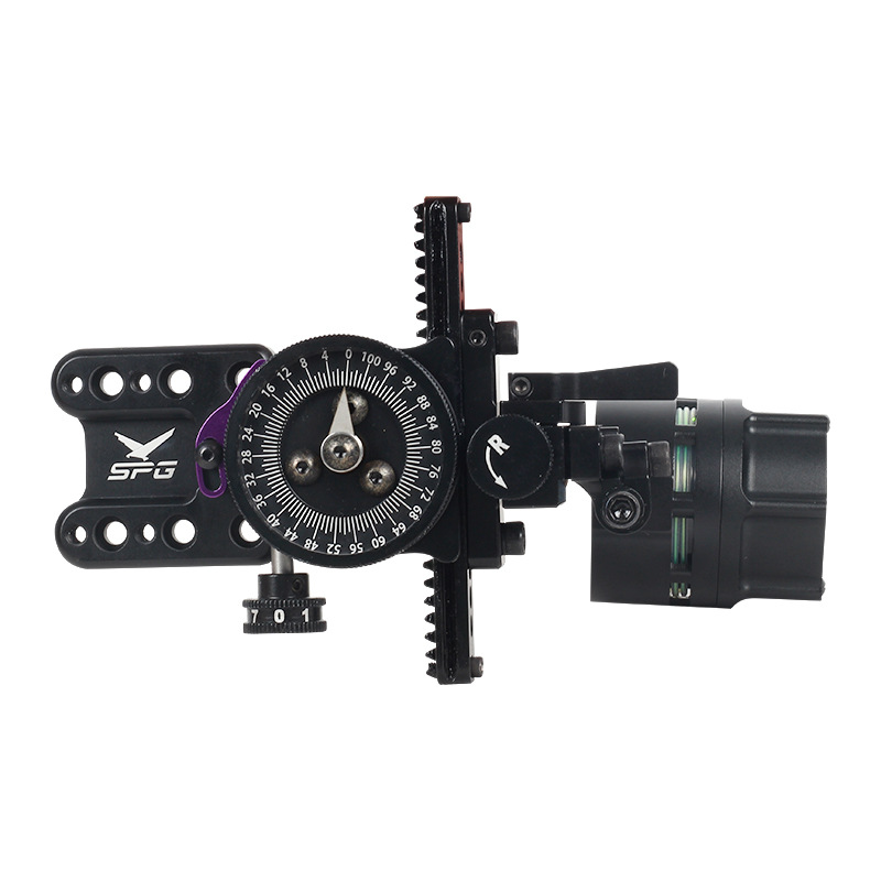 Picture of Spg Turkey Single-Pin Sight Metal Sight Quick-Adjust Fine-Tuning Composite Pulley Bow Archery Competition Accessories Sight