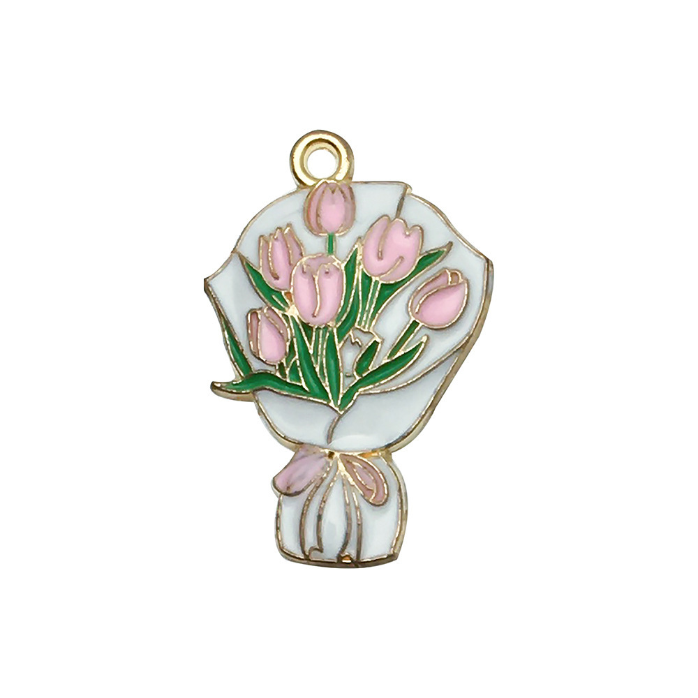 Picture of Cross-border DIY accessories alloy oil drop graduation season examination bachelor cap schoolbag size pen key chain pendant pendant