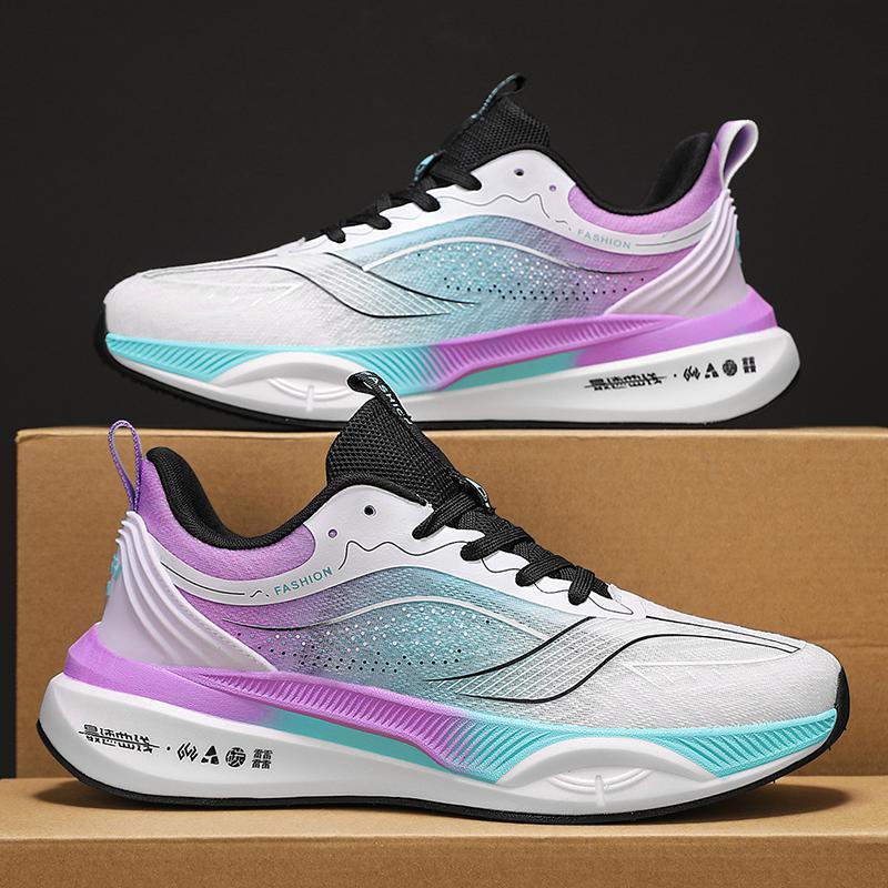 Summer sneaker Men's Breathable 2024 New Luminous Carbon Plate Men's Shoes Running Shoes Men's Casual Shoes Soft Bottom Shoes