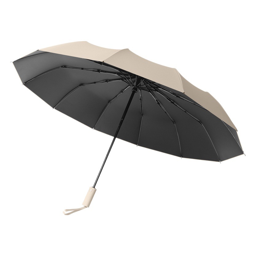 Full-automatic umbrella wholesale double-bone anti-wind strong umbrella UV protection sunscreen umbrella customized advertising