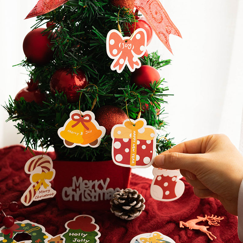 Christmas decoration tag Christmas tree pendant ornaments cartoon theme party ornaments hanging ornaments gift tags