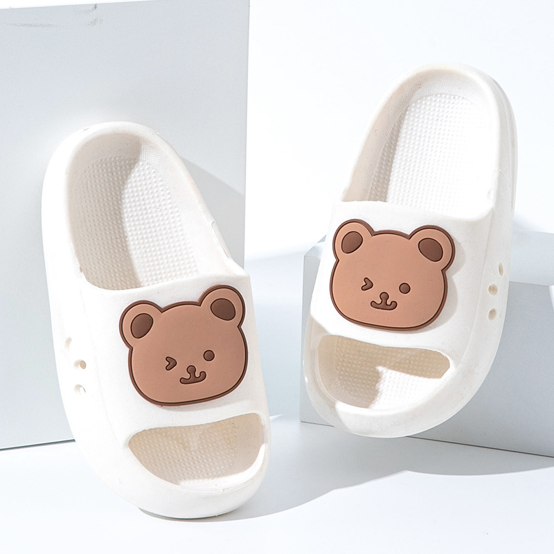Picture of EVA Children's Slippers Cute Cartoon Boys and Girls Baby Children's Bean Shoes Big Children's Parent-Child Summer Slippers