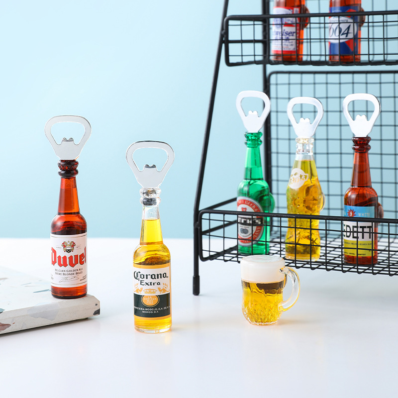 Picture of Refrigerator Magnet Bottle Opener Multifunctional Creative Magnet Bottle Opener Household Wine Opener Beer Bottle Ready Stock
