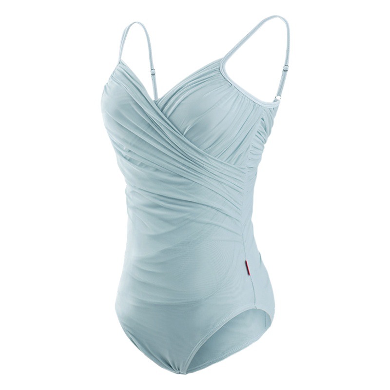 Dance Suit Female Adult Ballet Practice Suit Sling Gymnastics Suit Front V Cross Teacher Body Art Examination Foundation Training Suit