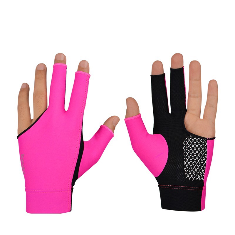 Picture of Bolton New 1076 Billiard Gloves Silicone Non-slip Billiard Gloves Finger Breathable Three-finger Gloves Stretch Lycra