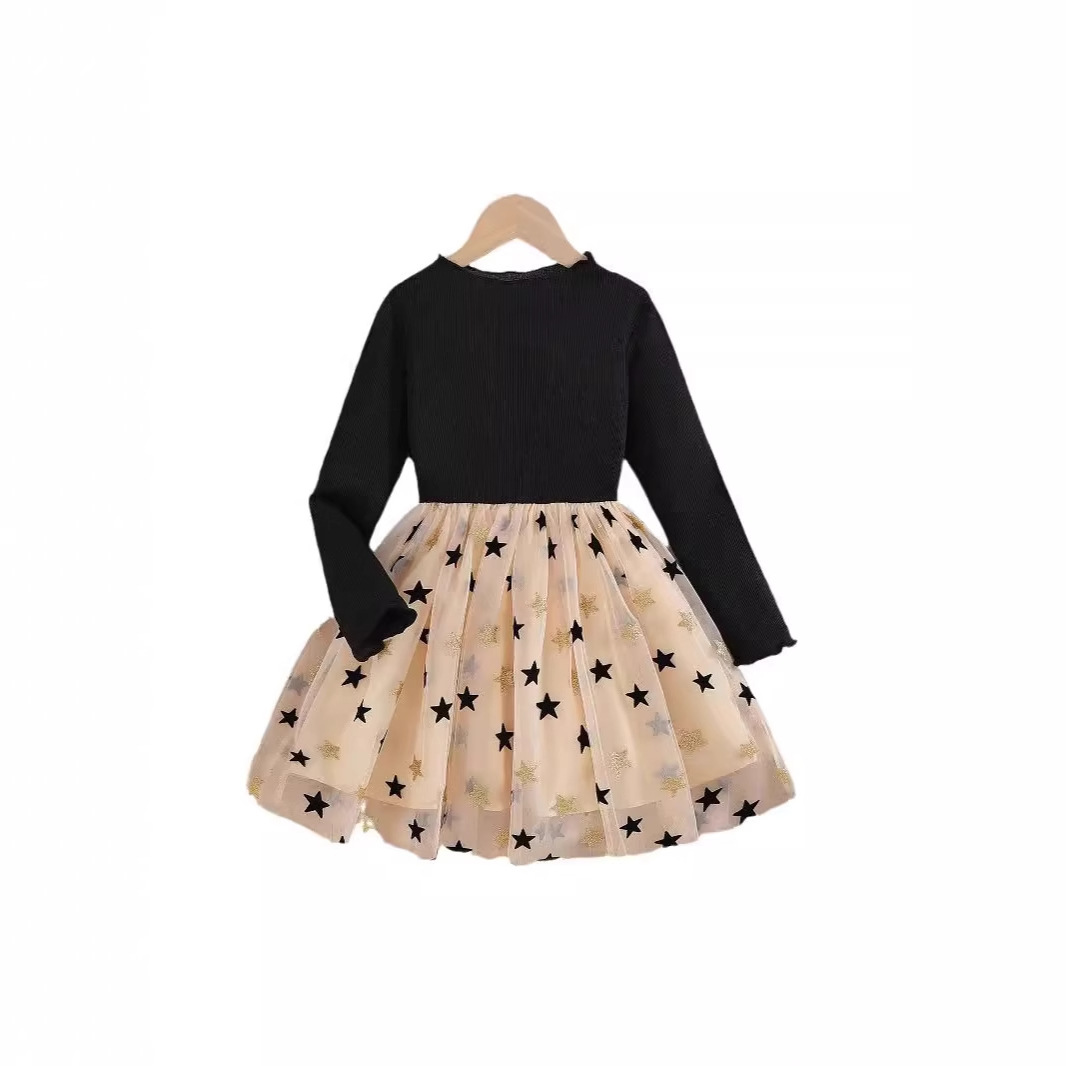 Picture of Girls' dress 2024 Spring New Korean Style Children's Big Children's Skirt Spring and Autumn Girl's Western Style Princess Skirt
