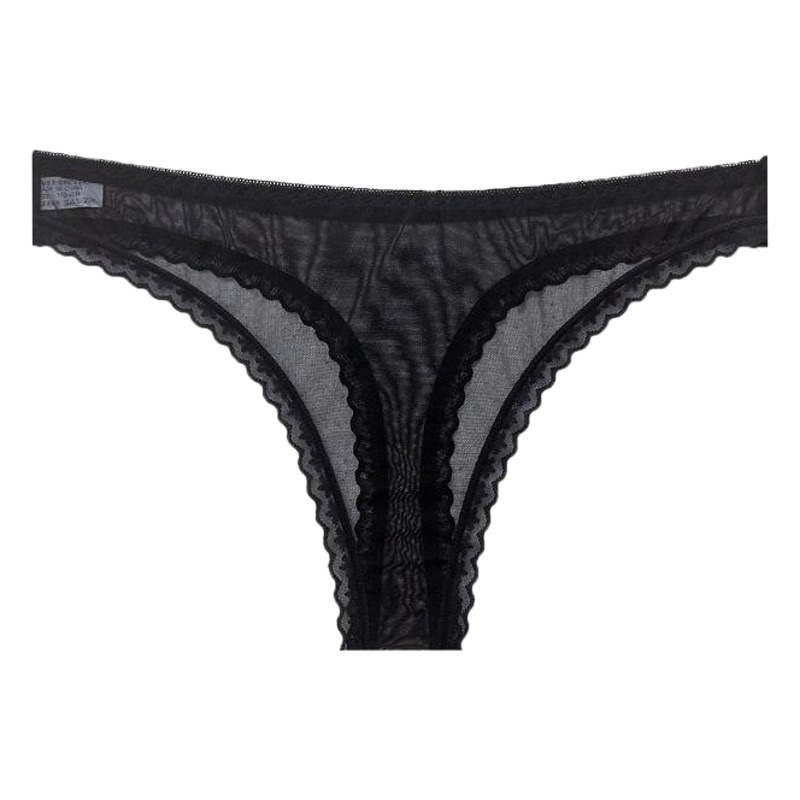 New sexy thong women's ultra-thin full transparent bottom perspective one-piece underwear low waist sexy women's T pants 670