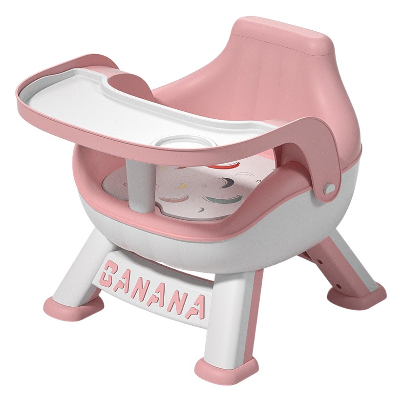 Baby dining table dining chair stool baby child chair household plastic back seat called small bench multifunctional