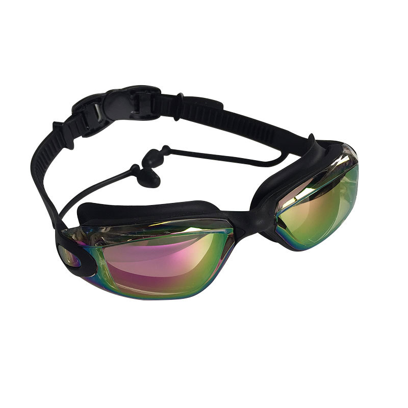 Picture of in stock 2025 new swimming goggles wholesale adult anti-fog plating swimming glasses waterproof silicone swimming goggles suit