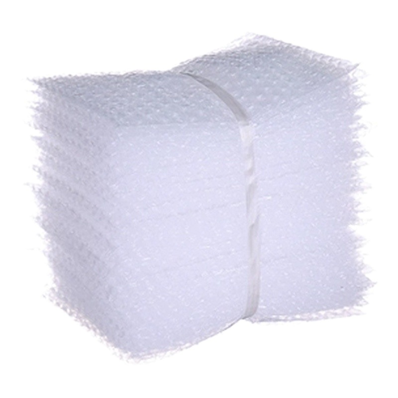 Bubble bag express packing thick shockproof bubble film bag wholesale double transparent bubble bag steam bubble film cut