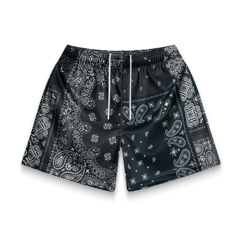American Style Trendy Brand Men's Basketball Shorts Summer New Sports Fitness Running Basketball Quad Shorts Quick-drying Men's Shorts