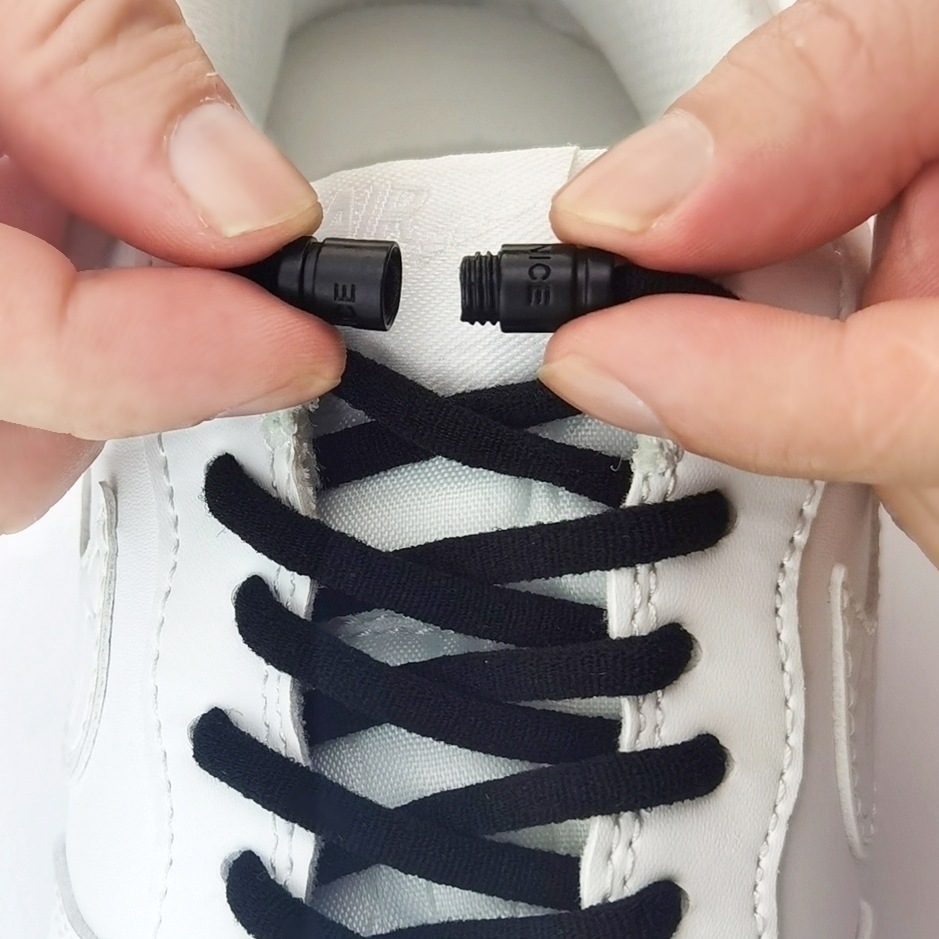NICE Shoelace Buckle Elastic Semicircle Lazy Tie-free Shoelace Elastic Elastic Tie-free Shoelace Rope Tie-free Fixer