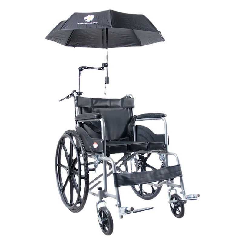 Wheelchair Accessories Umbrella Stand Folding Lightweight Electric Manual Wheelchair Stainless Steel Umbrella Sunshade Sunshade Umbrella Stand