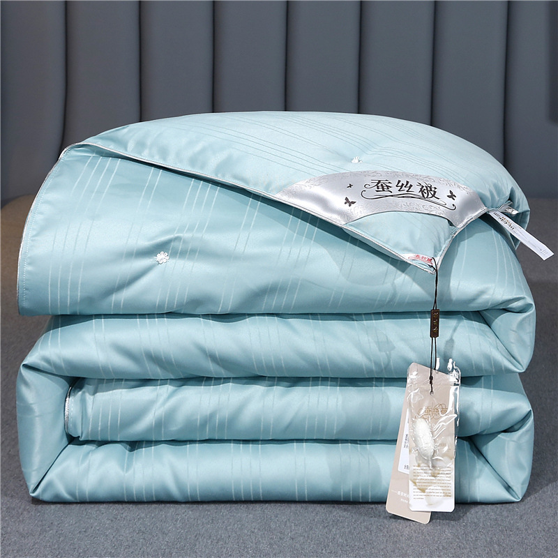 Picture of 60S Cotton Double Palace Cocoon Feather Silk Quilt Summer Cool Quilt Pure Cotton Thickeneded Warm Spring & Fall Quilt Air-Conditioned Quilt Mother Quilt Winter Quilt
