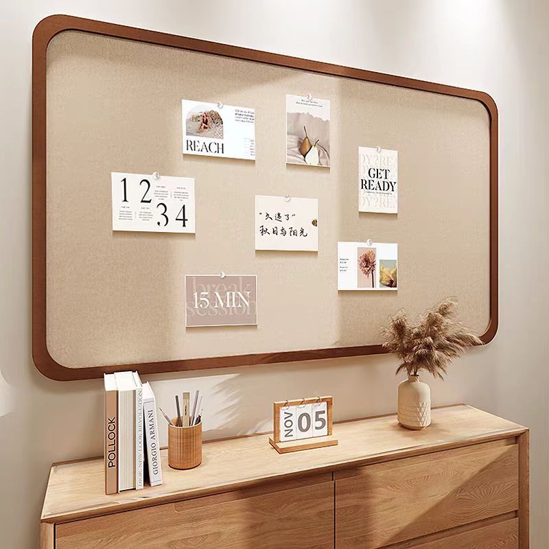 Punch-free Creative Wall Decoration Photo Wall Kindergarten Ring Creative Works Display Board Felt Board Wall Stickers Message Board