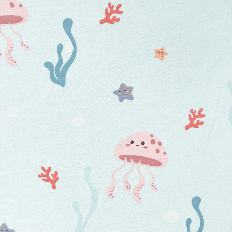 Picture of category a cotton cotton wool cloth cartoon printing new flower baby t-shirt underwear home clothing fabric in stock