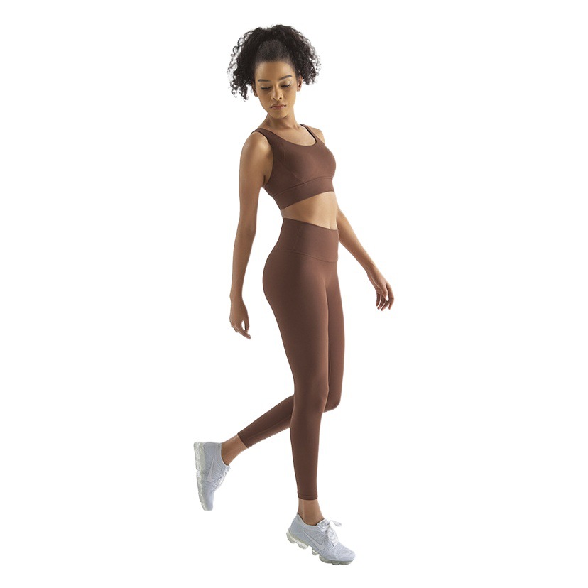 2022 Fixed Chest Pad Running Shock Absorbing Sports Bra Fitness Shock-proof Push-up Sports Underwear Cross-back Underwear