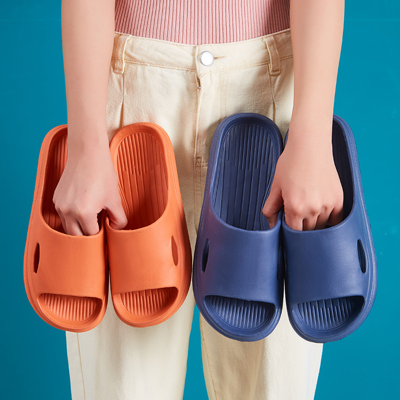 Slippers for Women Summer Indoor Men's Slippers Silent Home Couple Bathroom Wholesale Home Non-Slip Bathing Soft Bottom