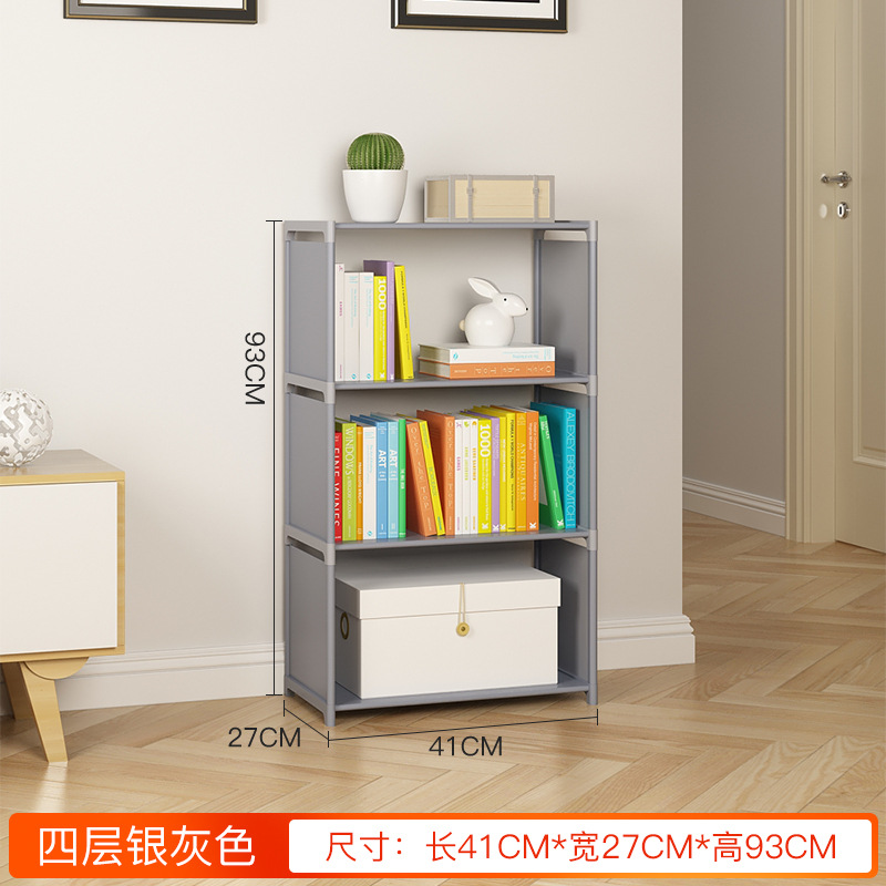 Picture of Bookcase trapezoidal bookshelf multi-layer combination bookcase shelf children student bookshelf classroom locker storage bookshelf
