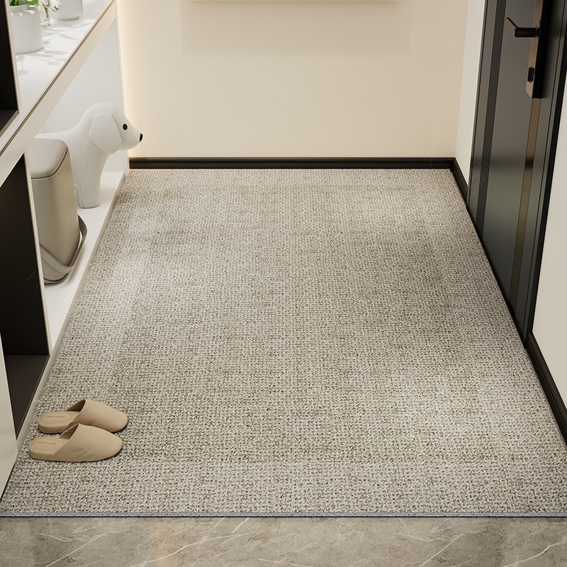 Picture of Light Luxury High-end Door Floor Mat Dirt-resistant Wear-resistant Anti-slip Mat Household Tailable Mud Scraping Silk Ring Floor Mat