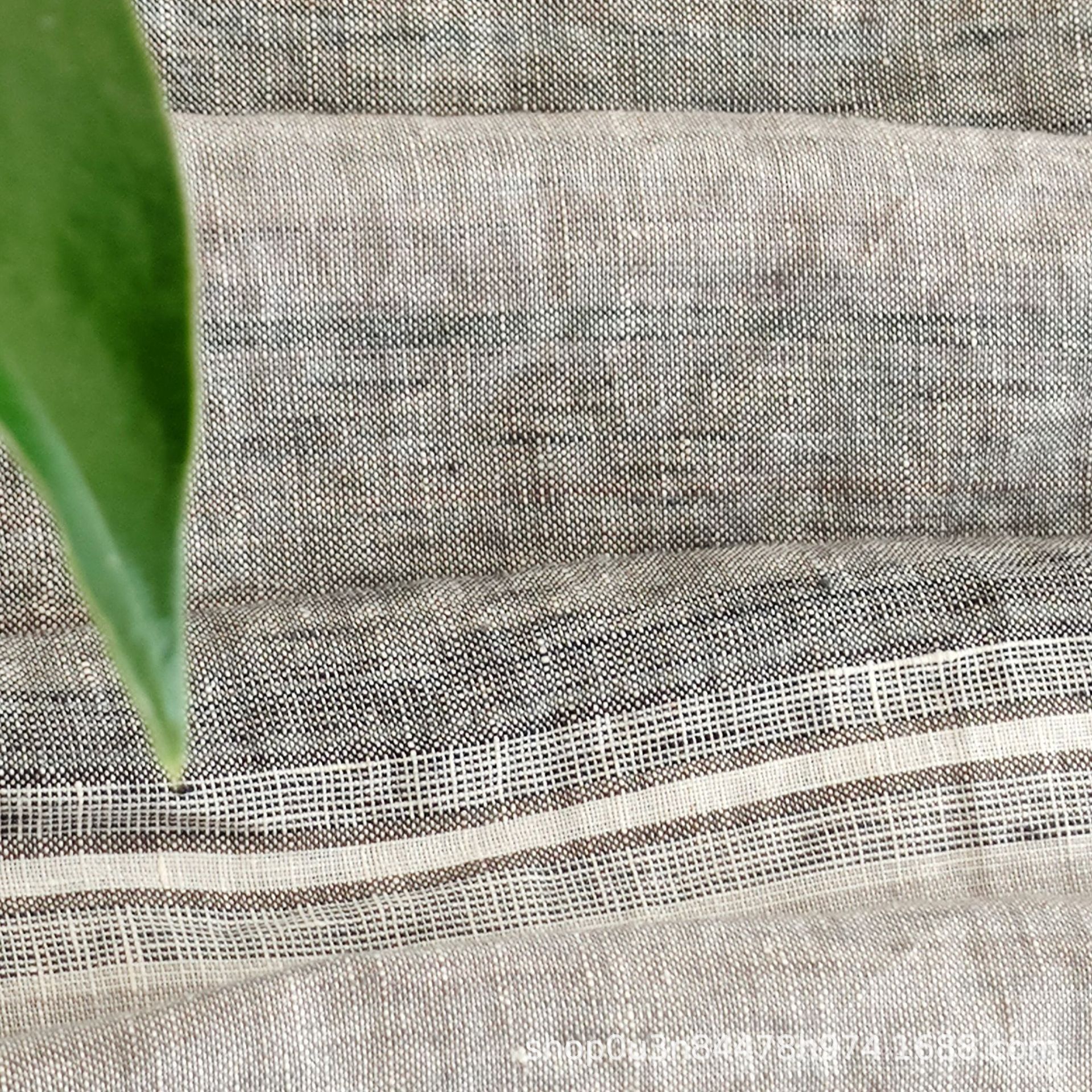 Pure Linen Gradient Yarn-dyed Wide Fabric French 100% Linen Sand-washed Bedding Fabric 17*14s Linen
