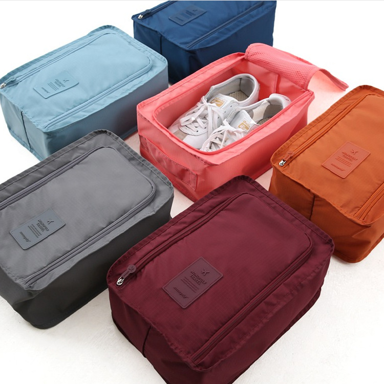 Korean Travel Supplies High Quality Waterproof Double Layer Storage Shoe Bag Shoe Box Travel Storage Bag Upgraded VER.3