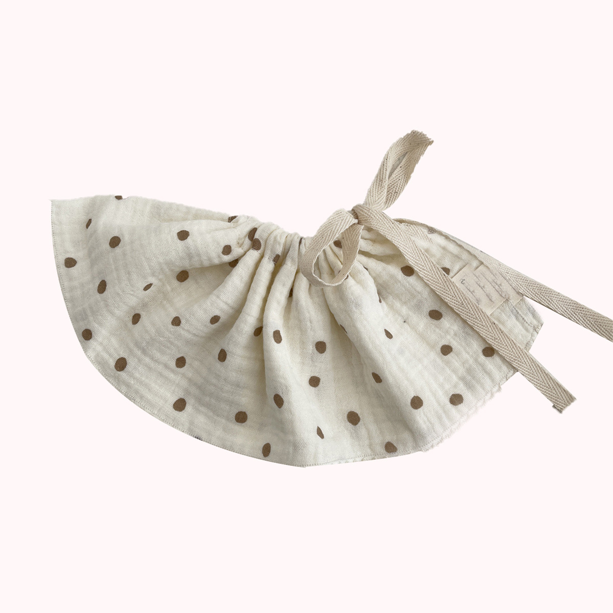 Picture of Newborn baby 4 layers cotton yarn saliva towel gauze bib tether baby saliva towel anti-spitting bib