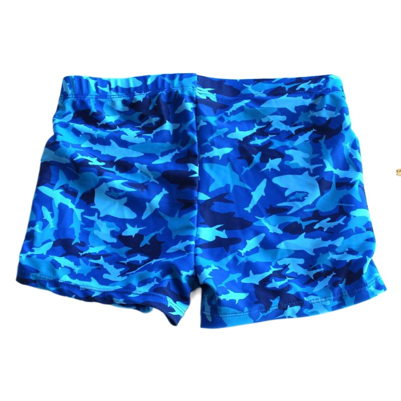 2020 New Children's Swimming Trunks Printed Cartoon Flat Swim Trunks