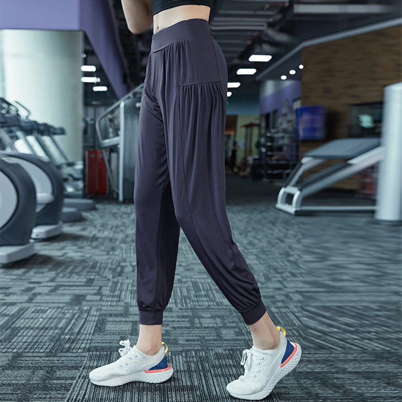 Picture of New Women's Loose Casual Leg Trousers Fitness Running Sports Pants Yoga Pants Breathable Outer Wear