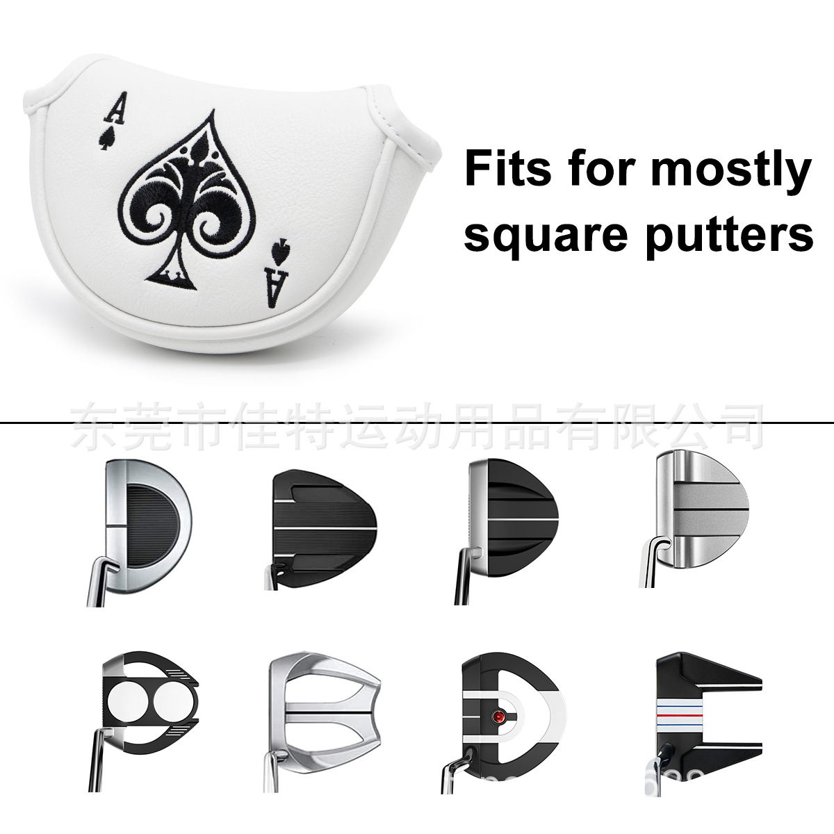 Picture of Golf Club Cover Factory Putter Cover Golf Supplies Pu Protective Cover Club Head Cover Protective Cover Universal Club