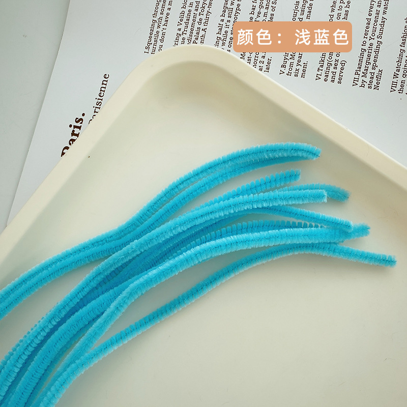Picture of Colorful Macaron Hair Root Encryption Handmade Hair Root Twisting Stick DIY Kidsren's Toy Making Art Material Package