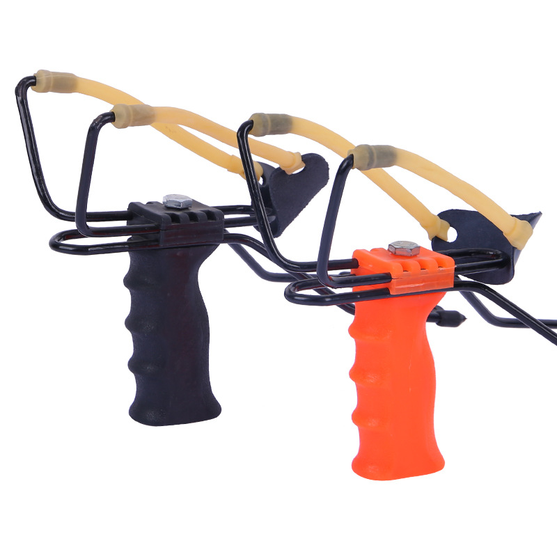 Picture of Slingshot Export Rhubarb Handle Cross-Border Iron Slingshot Fork Plastic Handle Toy Outdoor Bowl Holder Iron Slingshot Fork Holder