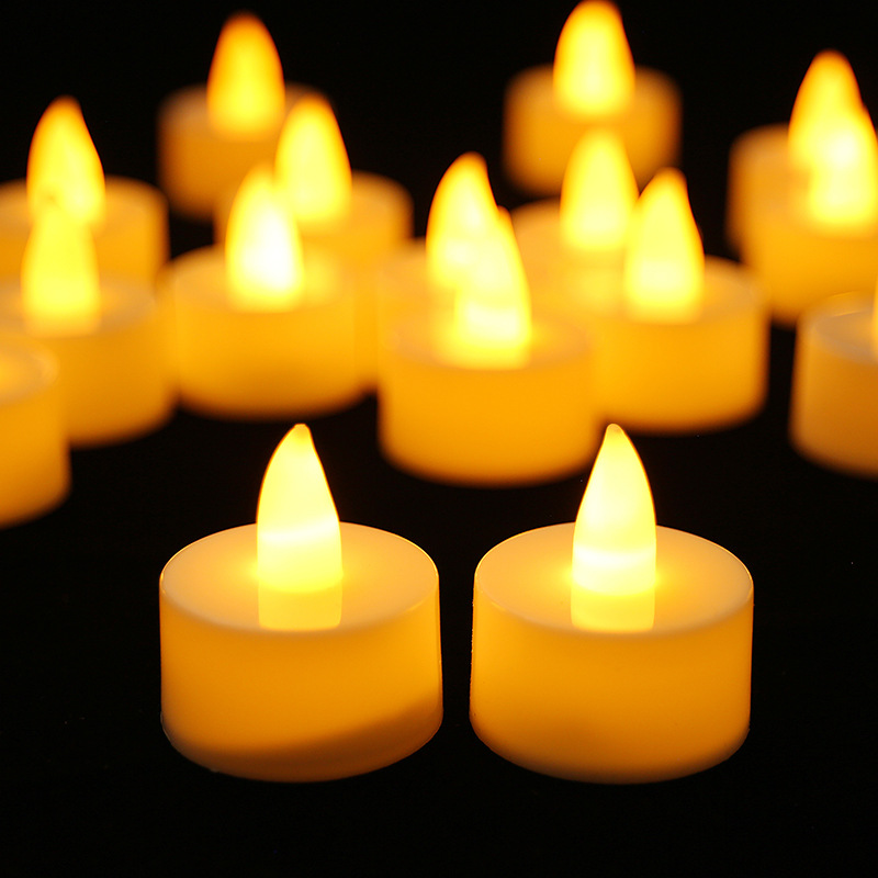 led electronic candle light smoke-free small tea wax love candle Valentine's Day confession proposal props birthday candle light