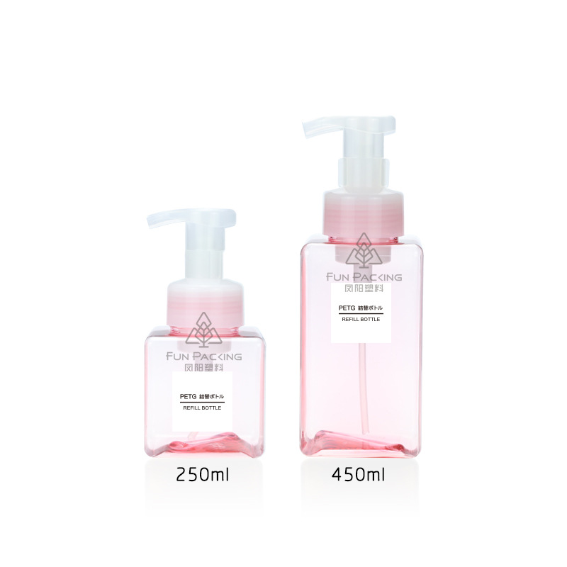 Picture of Spot Mousse Foaming Bottle 250ml Shower Gel Hand Sanitizer Bottle 450ml Square Foam Bottle 650ml Sub-Bottle