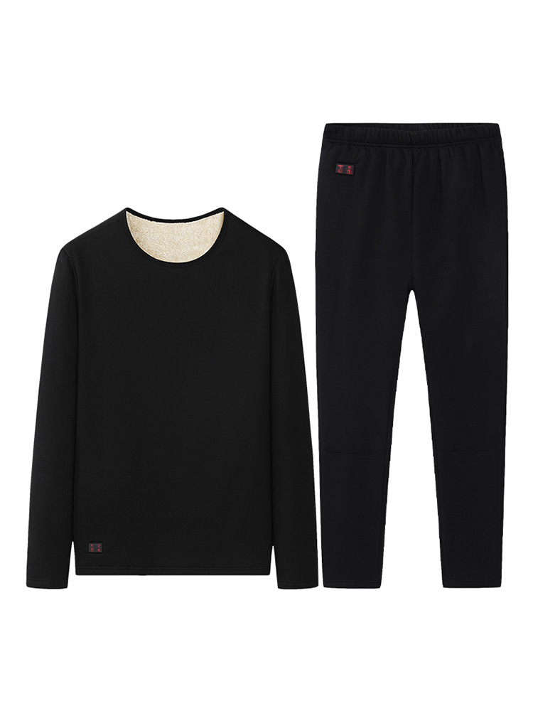 Picture of Winter cross-border smart 18 area USB constant temperature heating thermal underwear Lovers Electric pants cold suit