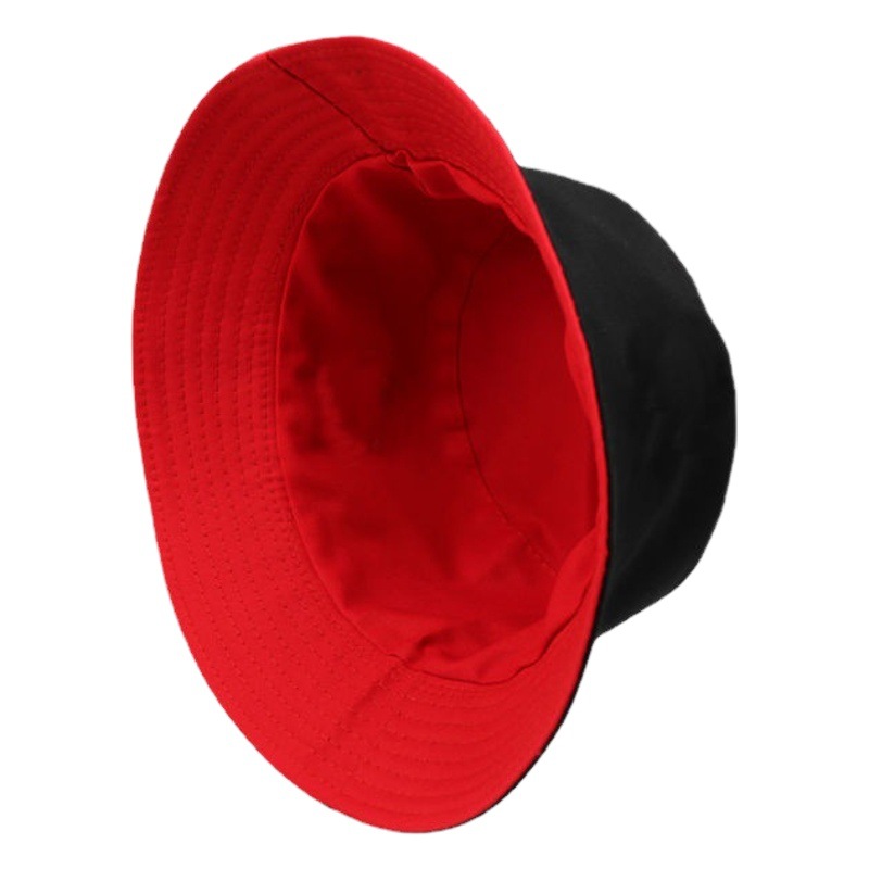 Japanese Style All-match Fisherman Hat Children's Double-sided Harajuku Street Couple's Basin Hat Male Korean Style Student Fashionable Art Style