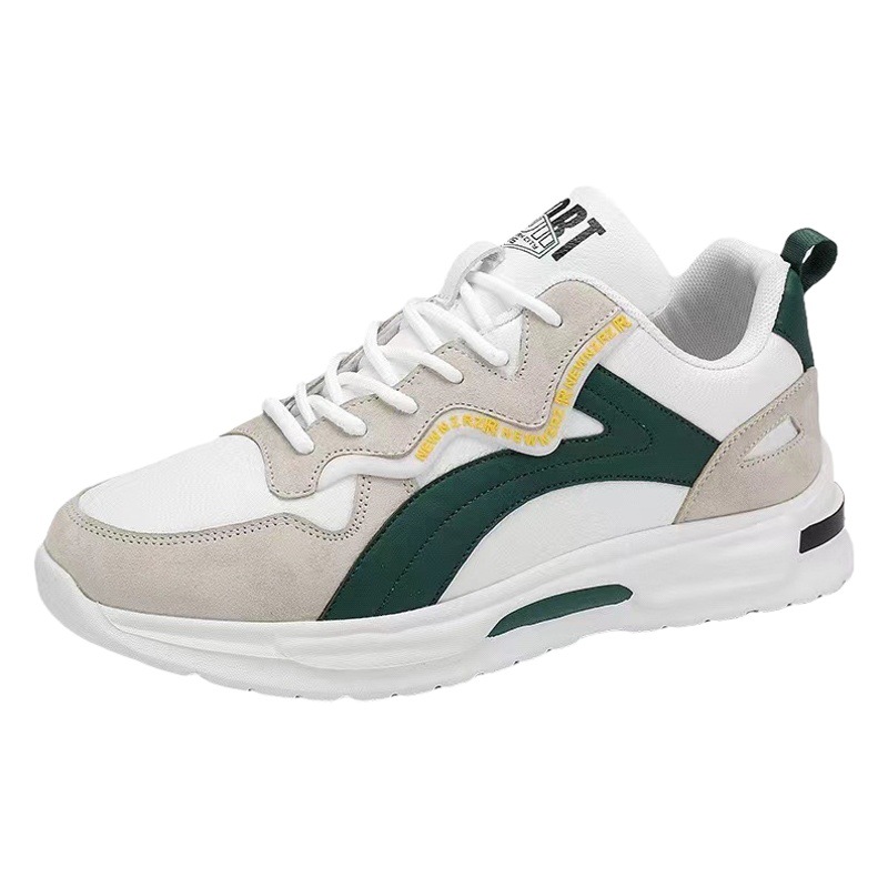 Men's Summer Breathable Sneakers 2025 New White Shoes Versatile Sports Casual Forrest Gump Running Ins Dad Shoes Wear-Resistant