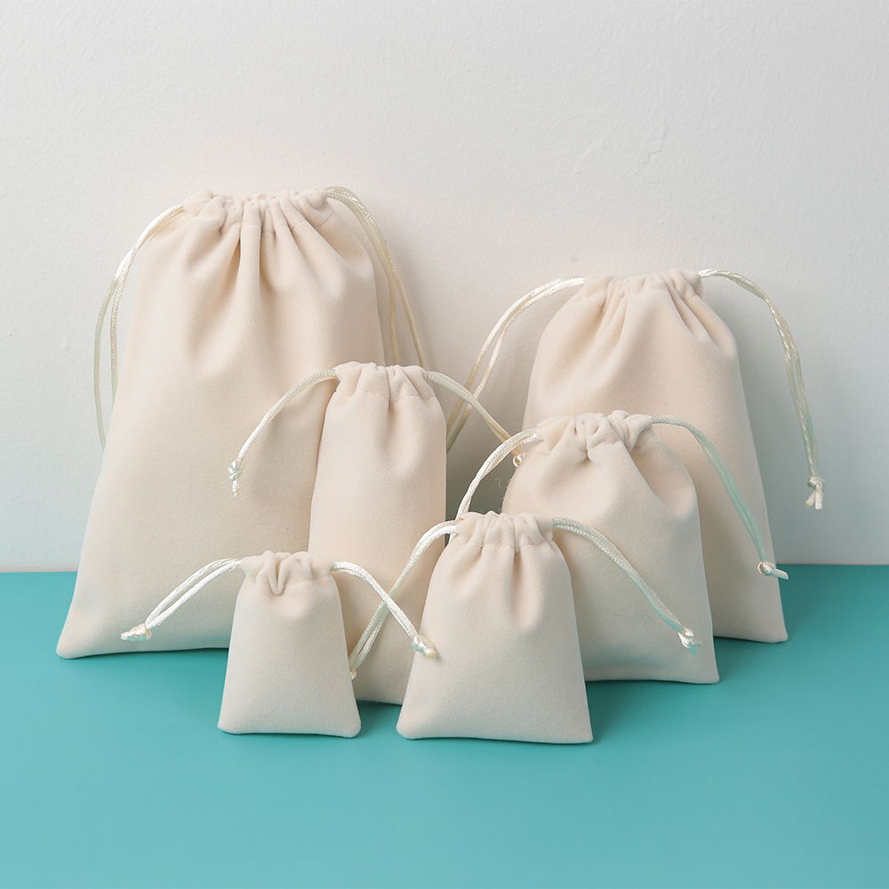 Fashionable Drawstring Velvet Bags, Direct Sales from the Manufacturer, Gift Jewelry Storage Bags, Jewelry Velvet Storage Bags, Cotton Bags
